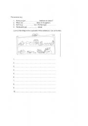 English worksheet: some or any