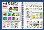 English Worksheet: BACK TO SCHOOL