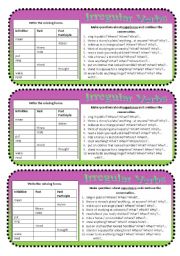 English Worksheet: Irregular Verbs in Context II