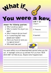 What if Series 14 (object series): What if You were a key.