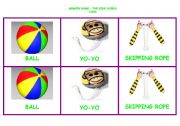 English worksheet: MEMORY GAME - THE KIDS WORLD - TOYS