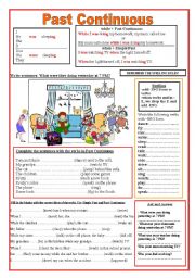 Past Continuous: When -While /Keys