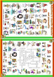 English Worksheet: 41 Adjectives to describe character and personality