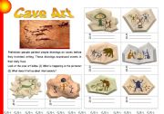 English Worksheet: The interesting Cave Art  Discussion