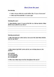 English worksheet: Blast from the Past