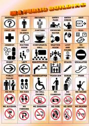 English Worksheet: SIGNS/IN A PUBLIC BUILDING