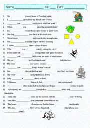 English Worksheet: Past Simple