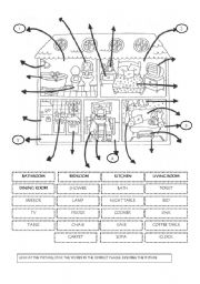 English Worksheet: LOOK AND MATCH