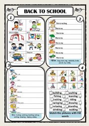 English Worksheet: BACK TO SCHOOL 6of 6