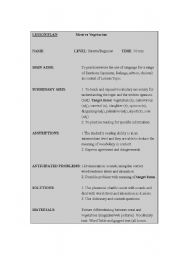 English worksheet: Are you vegetarian or carnivore?