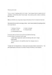 English Worksheet: Pictionary with a twist! Good for all levels!