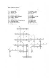 English Worksheet: Occupation Puzzle