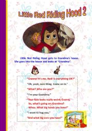 English Worksheet: Litte Red Riding Hood-2