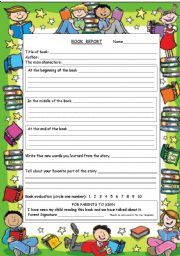 Book Report Form