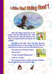 English Worksheet: Little Red Riding Hood-1