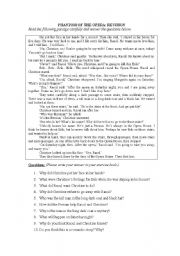 phantom of the opera worksheet