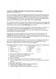 English Worksheet: Bankruptcy