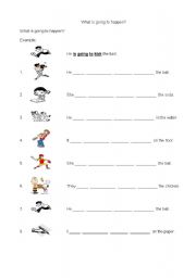 English Worksheet: Going to