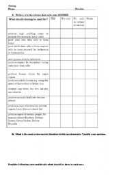 English worksheet: Exercise about cloning