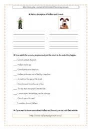 English Worksheet: Wallace & Gromit: The Wrong Trousers (4th and last part)