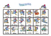 Verbs Bingo (1 of 2)