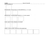 English Worksheet: Sound Articulation Building Blocks Visual