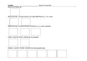 English worksheet: Sound Articulation Building Blocks Visual