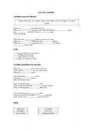 English Worksheet: Listening 