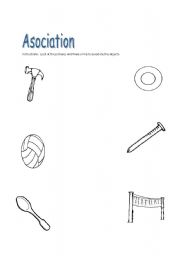 English Worksheet: Asociation