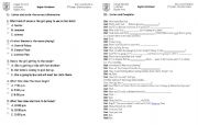 English Worksheet: First date - Short Dialogue