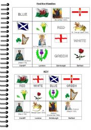 UK SYMBOLS AND RIDDLE