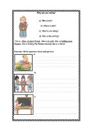 English Worksheet: wh- questions