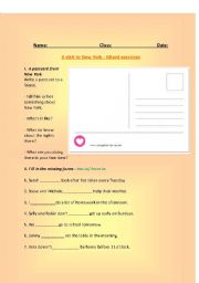 English Worksheet: A Visit to New York