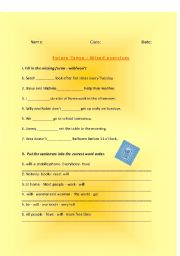 English Worksheet: Future Tense