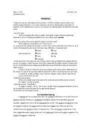 English Worksheet: IPA Lesson