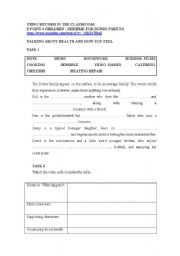 English Worksheet: Im feeling under the weather