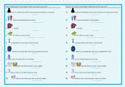 English worksheet: Clothes vocabulary