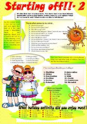 English Worksheet: BACK TO SCHOOL-2