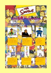 English Worksheet: Jobs and Occupations with characters from the Simpsons Part 1