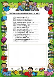 English Worksheet: Adjectives
