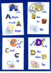 English Worksheet: flashcards alphabet