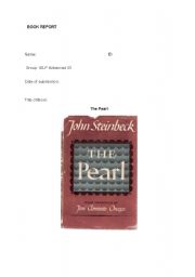 English Worksheet: the pearl