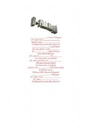 English Worksheet: If - Pink Floyd - Second Conditional