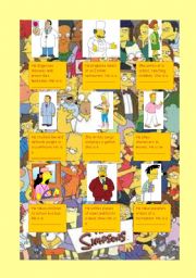 English Worksheet: Jobs and Occupations with characters from the Simpsons Part 2