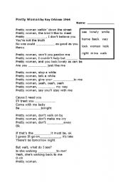 English Worksheet: Pretty Woman by Roy Orbison