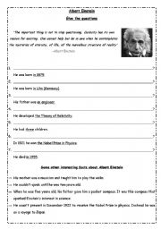 English worksheet: Simple Past - Give the questions