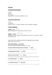 English worksheet: Elementary Business English Worksheet - Verbs which describe change.