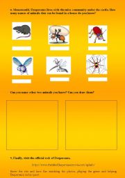 English worksheet: Despereaux (3rd and last part)