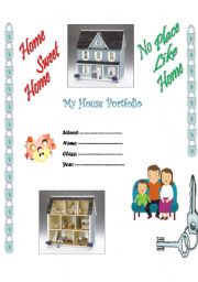 English Worksheet: My House Portfolio