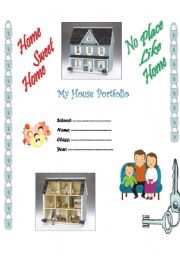 English worksheet: My House Portfolio